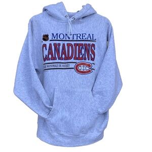 Vintage NHL Montreal Canadiens *French edition LNH 90s Ravens hoodie 1993 unisex